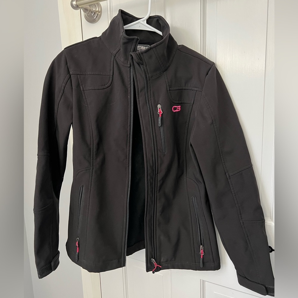 CB women’s full zip jacket, black size small